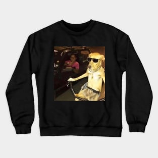 Cool ass dog Crewneck Sweatshirt
